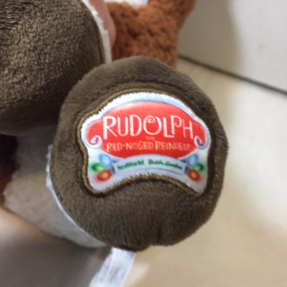 SeaWorld SOFT Plush Stuffed- Rudolph The Red Nosed Reindeer - 14'' - Picture 7 of 8